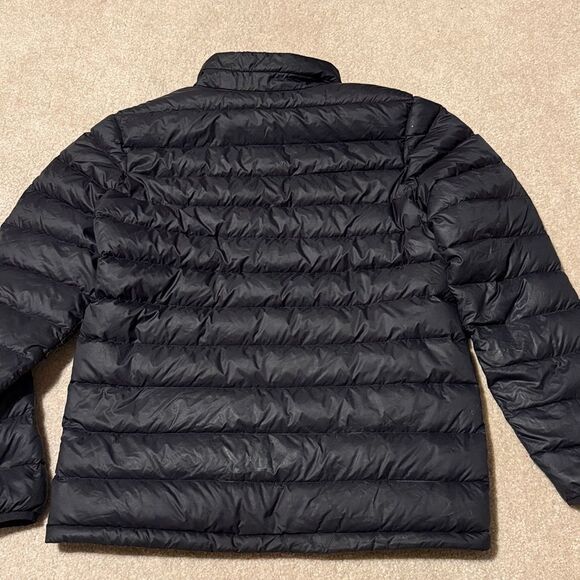 Lands' End wanderweight packable black men's down jacket size medium - Picture 3 of 8